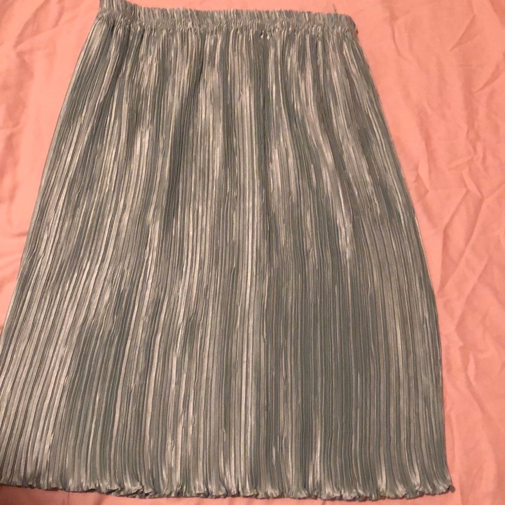 Metallic looking skirt